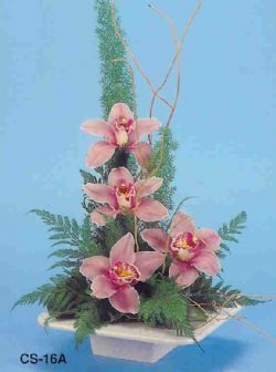  Dzce cicek , cicekci  vazoda 4 adet orkide 