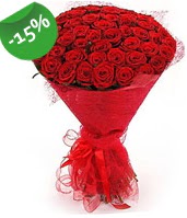 51 adet kırmızı gül buketi özel hissedenlere  Düzce çiçek online çiçek siparişi 