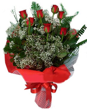 7 kırmızı gül buketi  Düzce çiçek satışı 