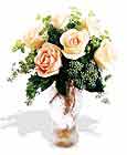  Düzce çiçek online çiçek siparişi  6 adet sari gül ve cam vazo