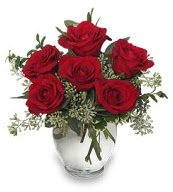 Vazo içerisinde 5 adet kırmızı gül  Düzce hediye sevgilime hediye çiçek 